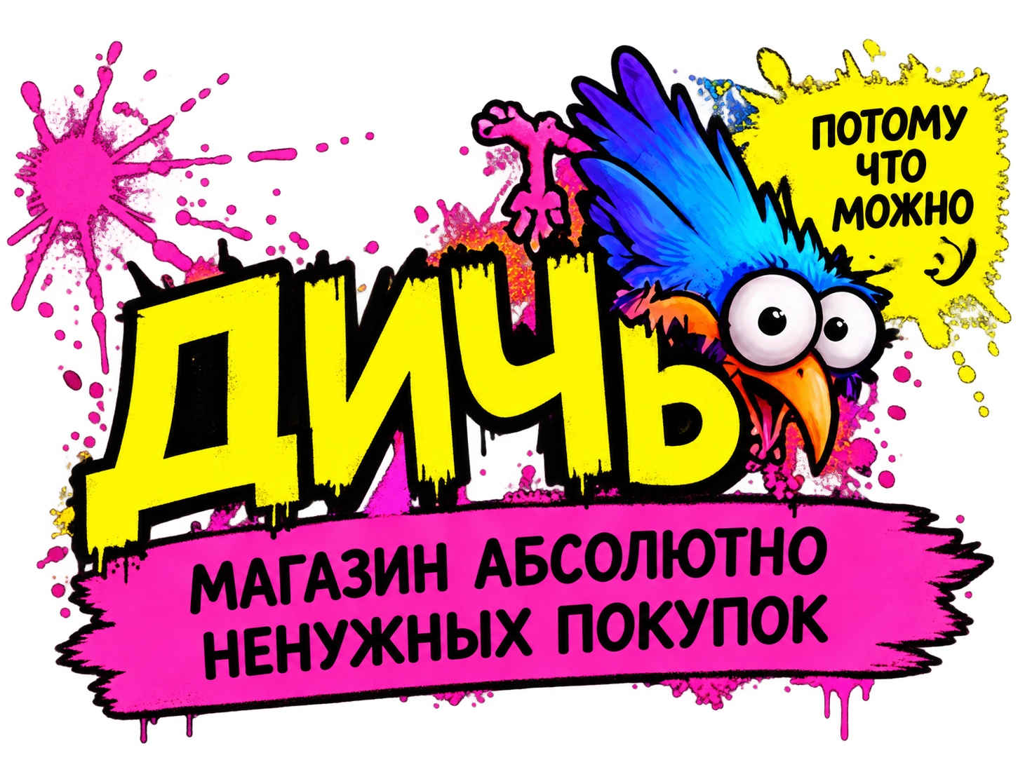 ДИЧЬ — магазин абсолютно ненужных покупок